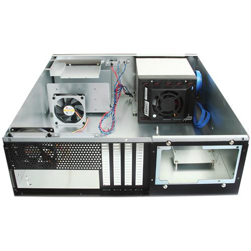 iStarUSA D-340HB-T 3 RU Compact 4 x 3.5" Bay Hotswap microATX Rackmount Chassis