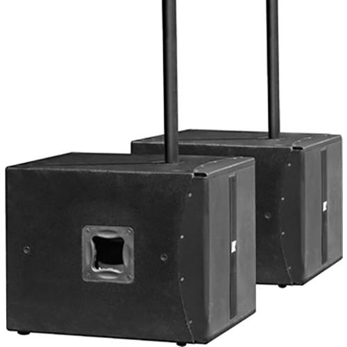 K-Array KRX202 Small-Format, Multi-Use Powered System w 12" Coaxial Speakers