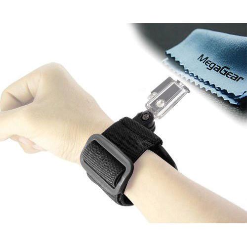 MegaGear Band Wrist Strap & Mount for GoPro with Cleaning Cloth