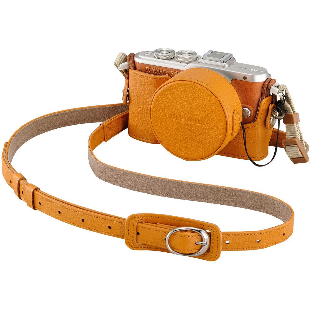 Olympus CS-45B Genuine Leather Body Jacket for E-PL7 Digital Camera