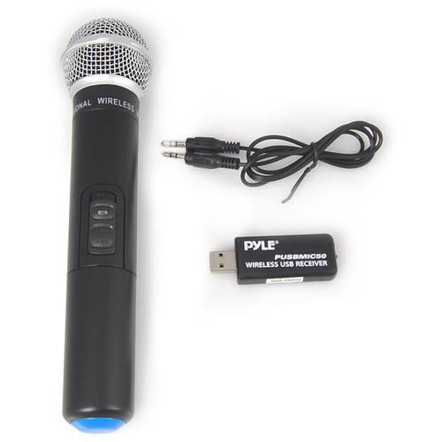 Pyle Pro Wireless Microphone and USB Receiver System