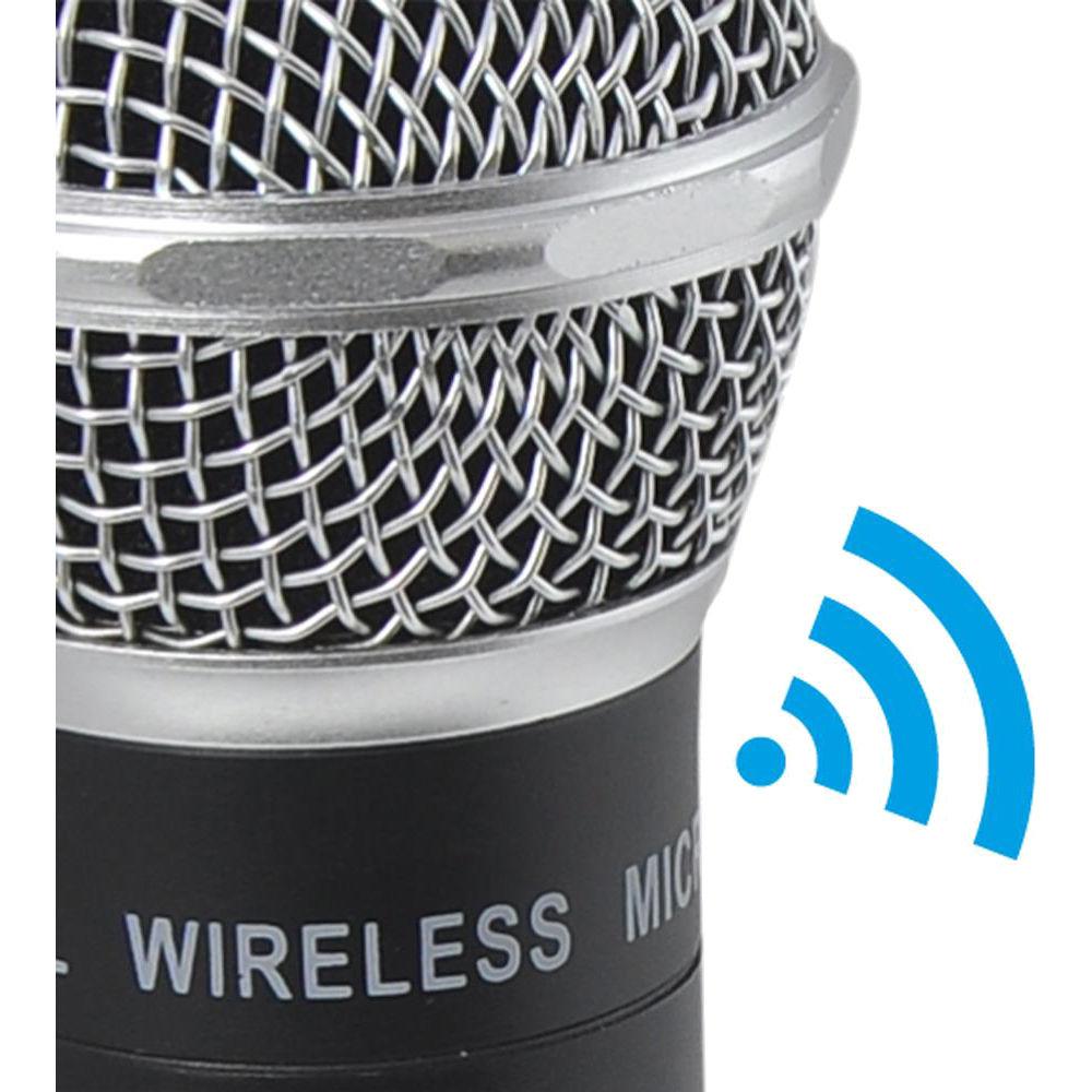 Pyle Pro Wireless Microphone and USB Receiver System