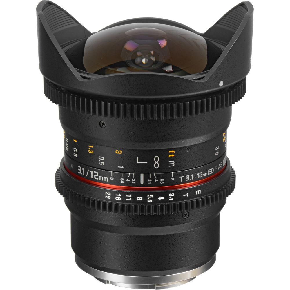 Samyang 12mm T3.1 VDSLR Cine Fisheye Lens for Sony E-Mount