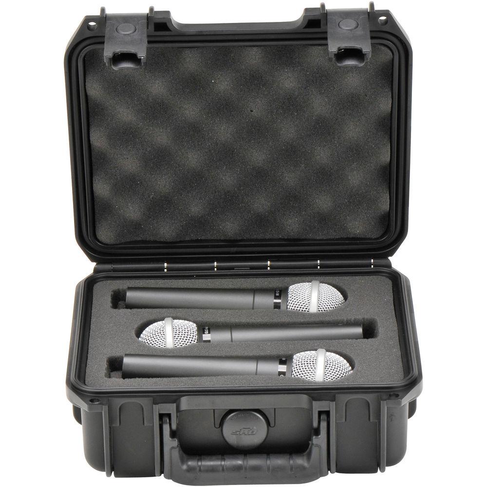 SKB iSeries 0907 Waterproof Three Mic Case