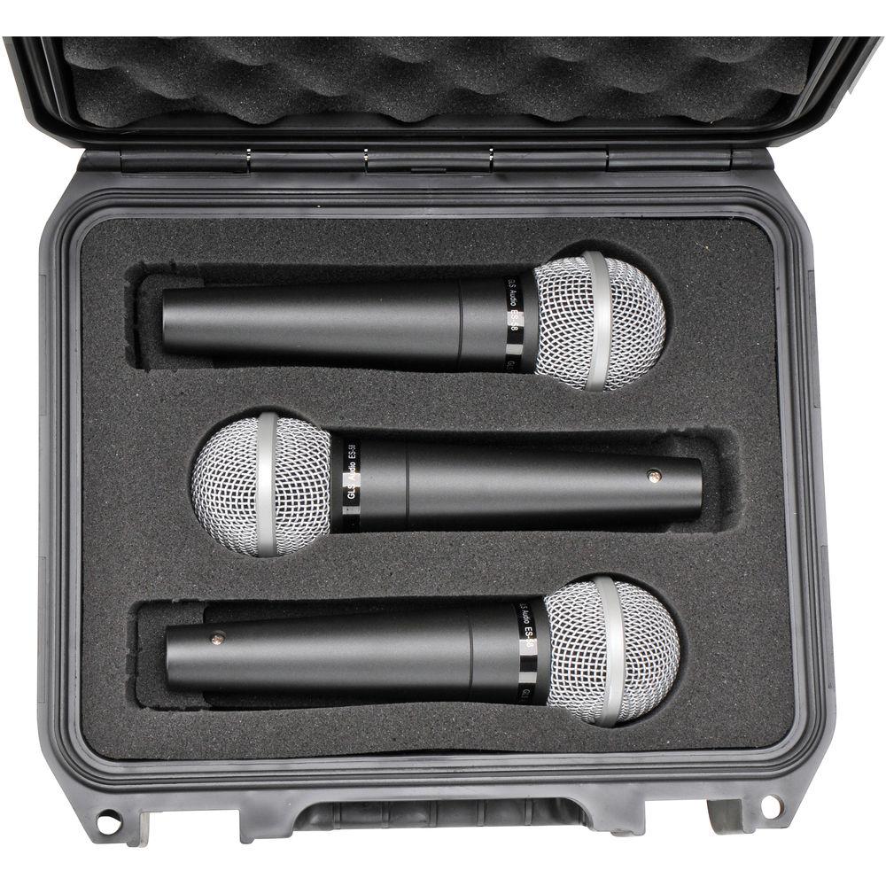 SKB iSeries 0907 Waterproof Three Mic Case