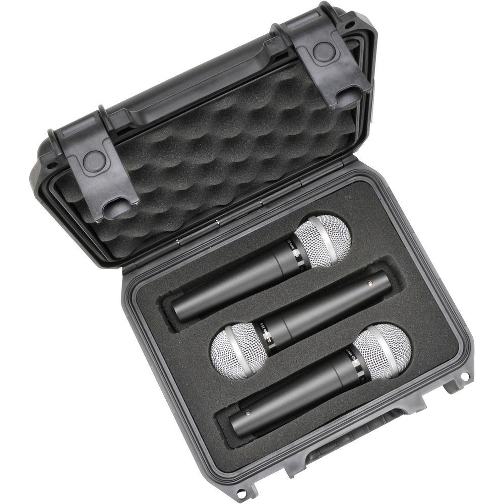 SKB iSeries 0907 Waterproof Three Mic Case
