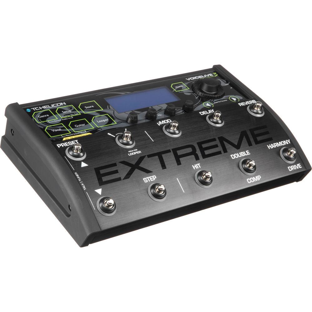 TC-Helicon VoiceLive 3 Extreme Guitar Vocal Effects Processor and Looper with FX Automation