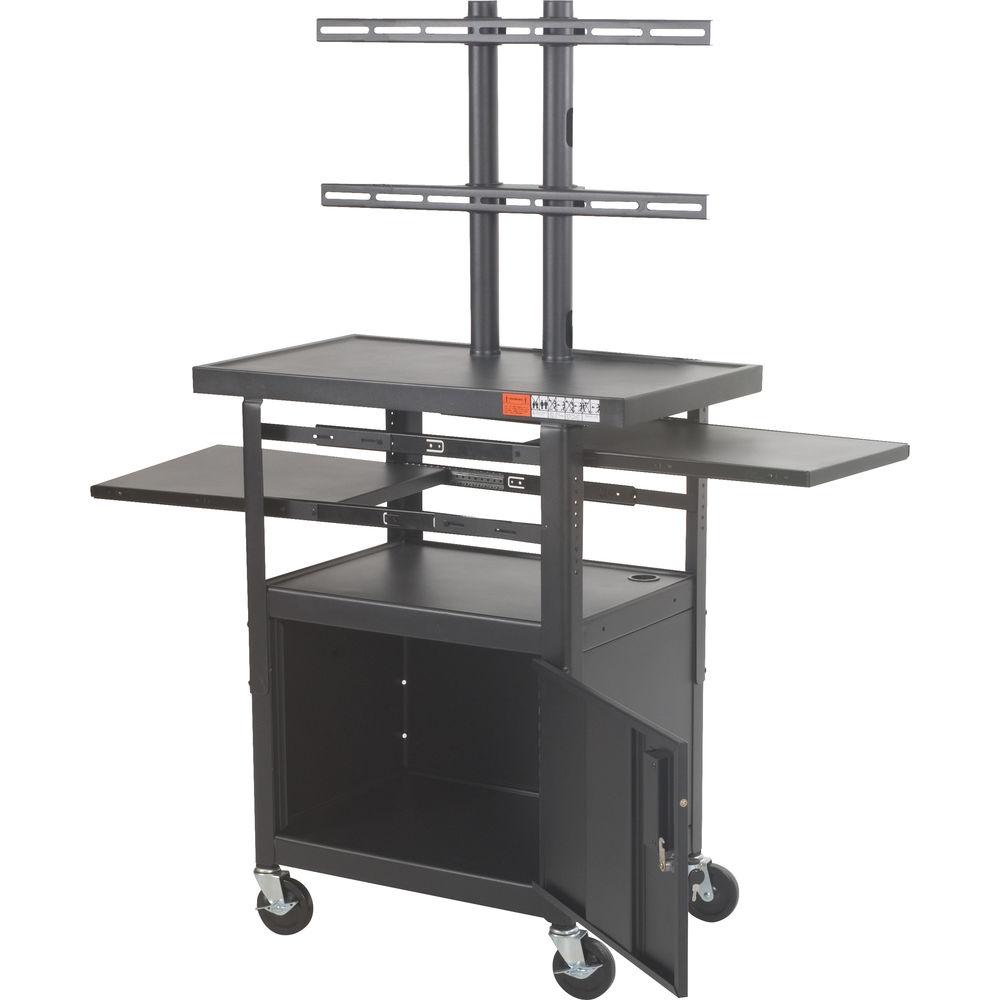 Balt Height Adjustable Flat Panel TV Cart