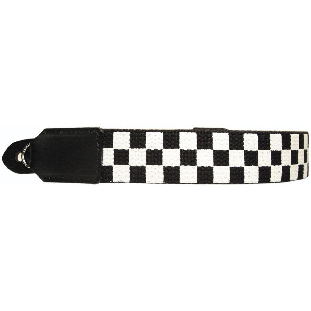 Black Label Bag Checkered Canvas Camera Strap - 40"
