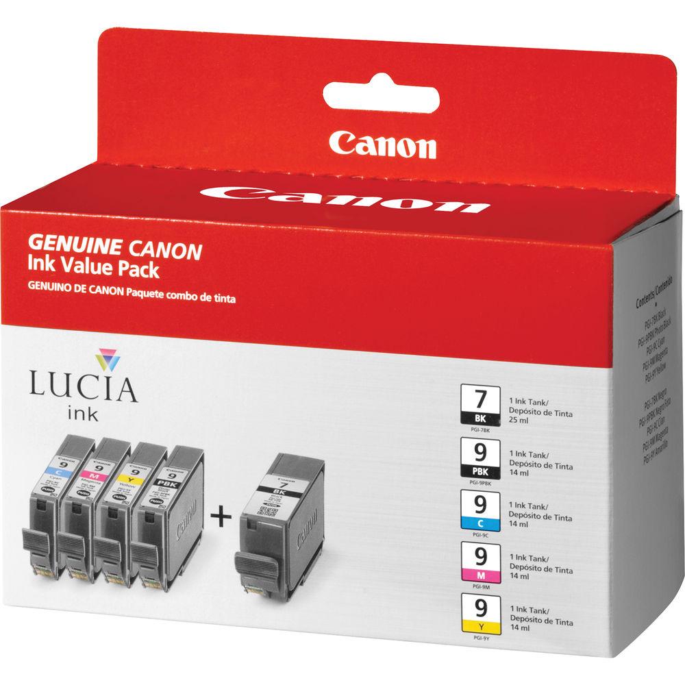 Canon PGI-9 and PGI-7 Ink Cartridge Value Pack