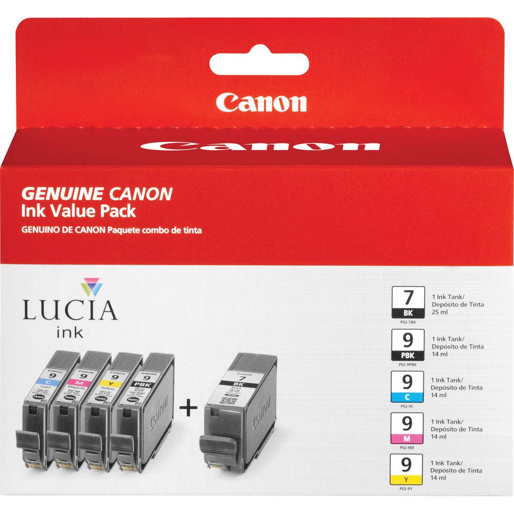 Canon PGI-9 and PGI-7 Ink Cartridge Value Pack