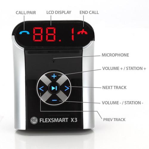 GOgroove FlexSMART X3 Bluetooth FM Transmitter