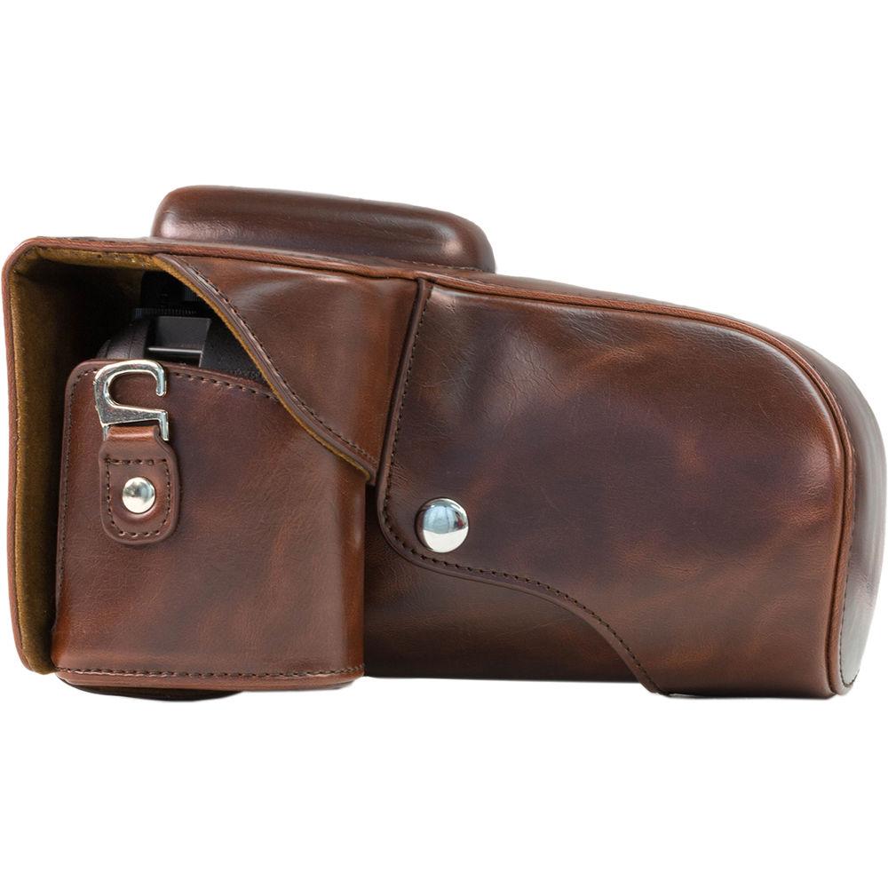 MegaGear Ever Ready PU Leather Case for Nikon D3300 D3200 with 18-55mm Lens