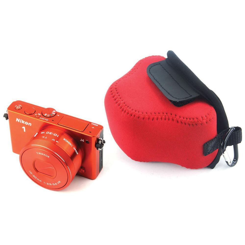 MegaGear MG387 Ultra-Light Neoprene Case for Nikon 1 J4 with 10-30mm