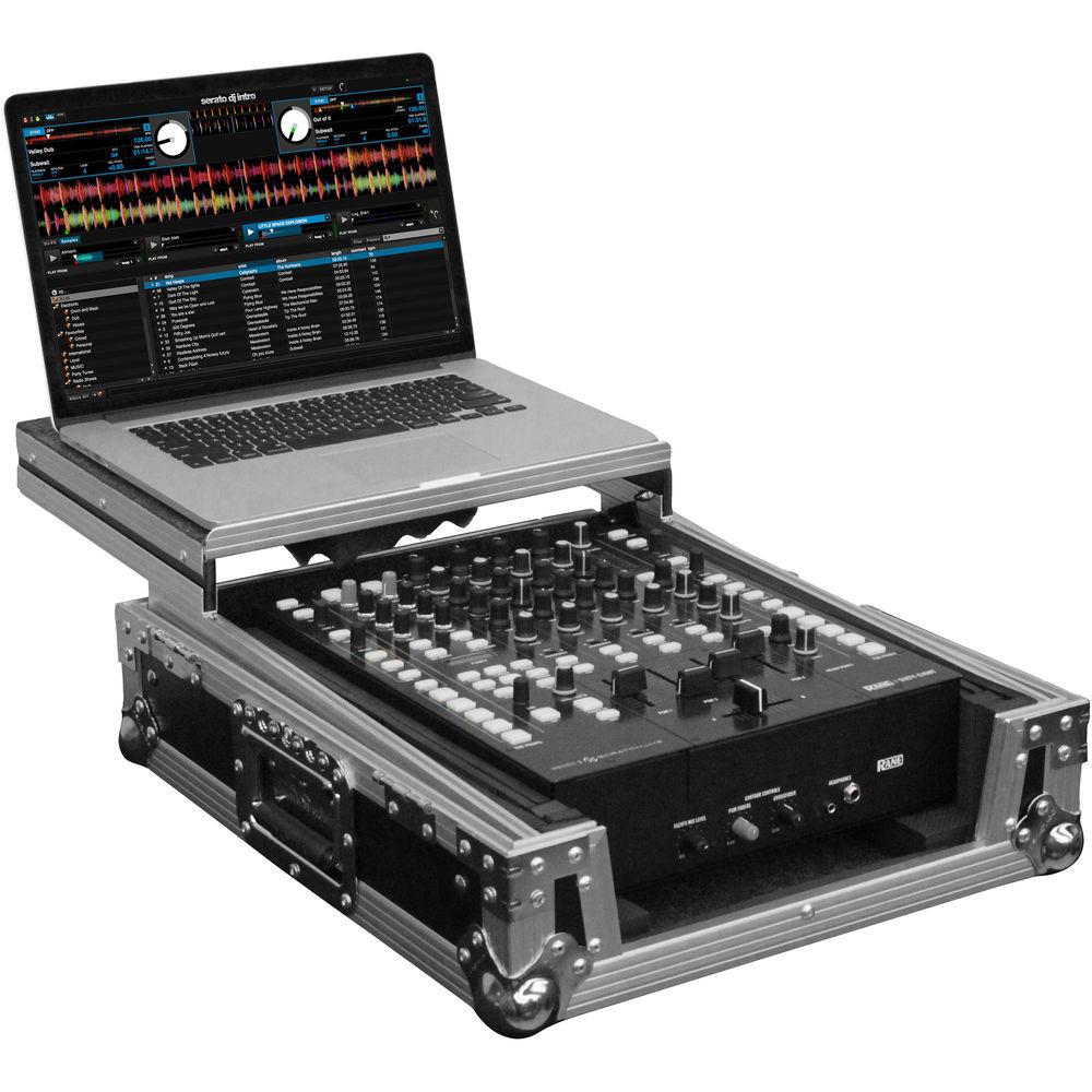 Odyssey Innovative Designs FZGS12MX1 Flight Zone Series Low Profile Glide Style Case for a 12" DJ Mixer