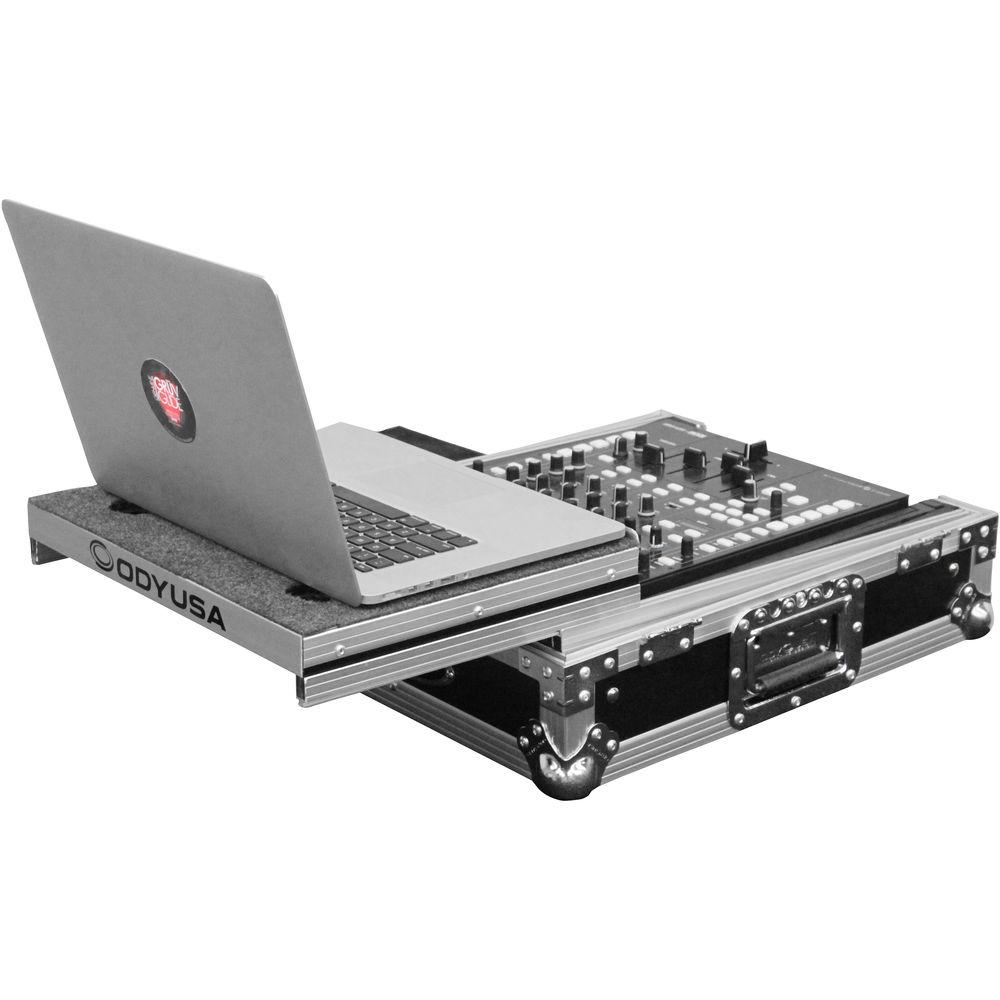 Odyssey Innovative Designs FZGS12MX1 Flight Zone Series Low Profile Glide Style Case for a 12" DJ Mixer