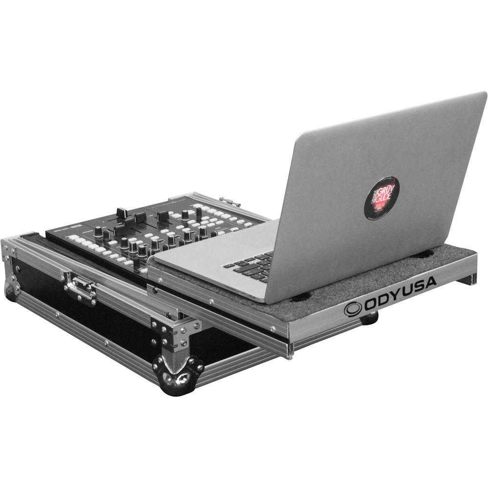 Odyssey Innovative Designs FZGS12MX1 Flight Zone Series Low Profile Glide Style Case for a 12" DJ Mixer