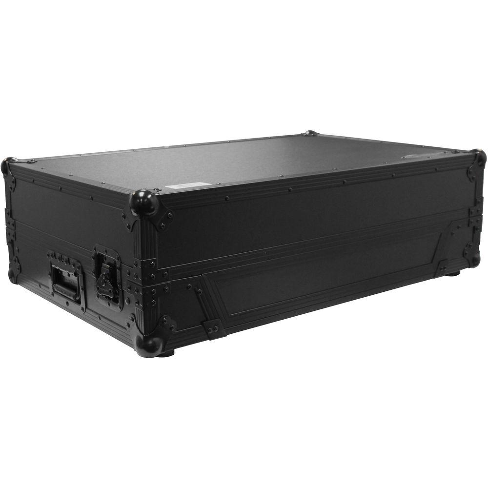 Odyssey Innovative Designs Numark NS7 NS7II NS7III DJ Controller Black Label Glide Style Case with Lower 19" 1U Rack Space