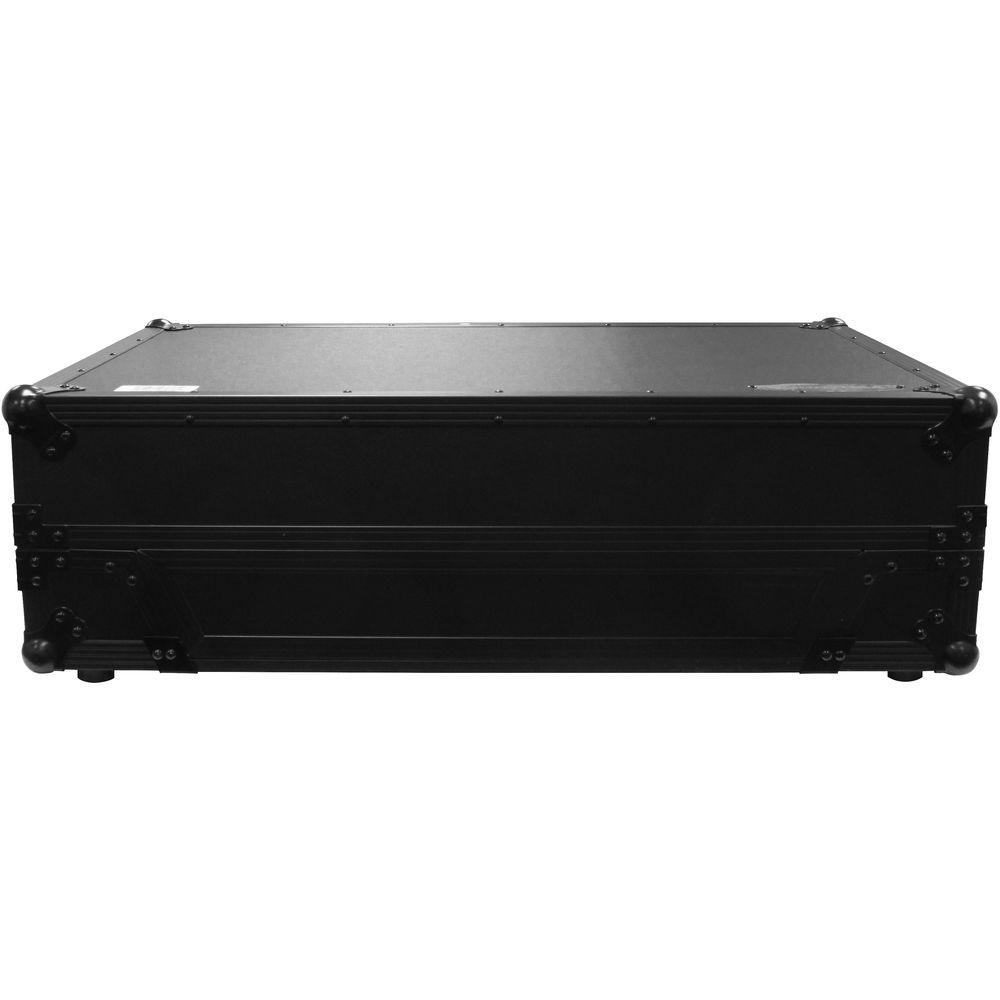 Odyssey Innovative Designs Numark NS7 NS7II NS7III DJ Controller Black Label Glide Style Case with Lower 19" 1U Rack Space