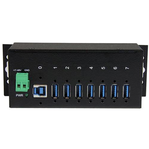 StarTech 7-Port Industrial USB 3.0 ESD and Surge Protection Hub
