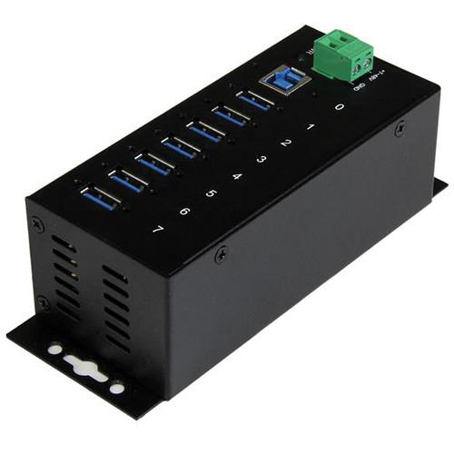 StarTech 7-Port Industrial USB 3.0 ESD and Surge Protection Hub