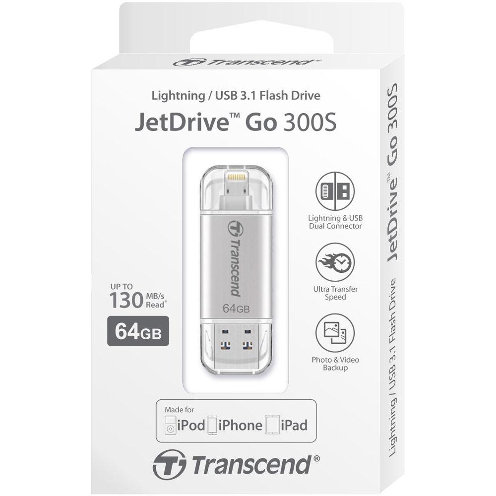 Transcend JetDrive Go 300 Flash Drive, Transcend, JetDrive, Go, 300, Flash, Drive