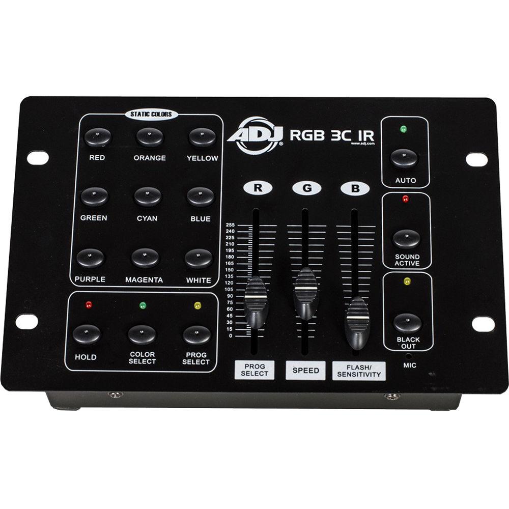 American DJ RGB 3C IR 3-Channel DMX Controller for RGB LED Fixtures