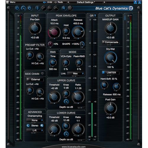 Blue Cat Audio Dynamics All-In-One Dynamics Processing Plug-In