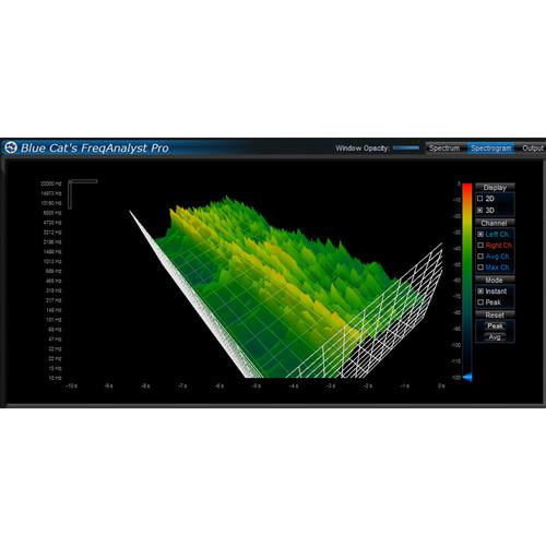 Blue Cat Audio FreqAnalyst Pro Spectral Analysis Tool and Automation Generator Plug-In