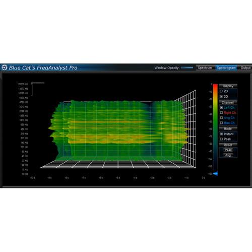 Blue Cat Audio FreqAnalyst Pro Spectral Analysis Tool and Automation Generator Plug-In
