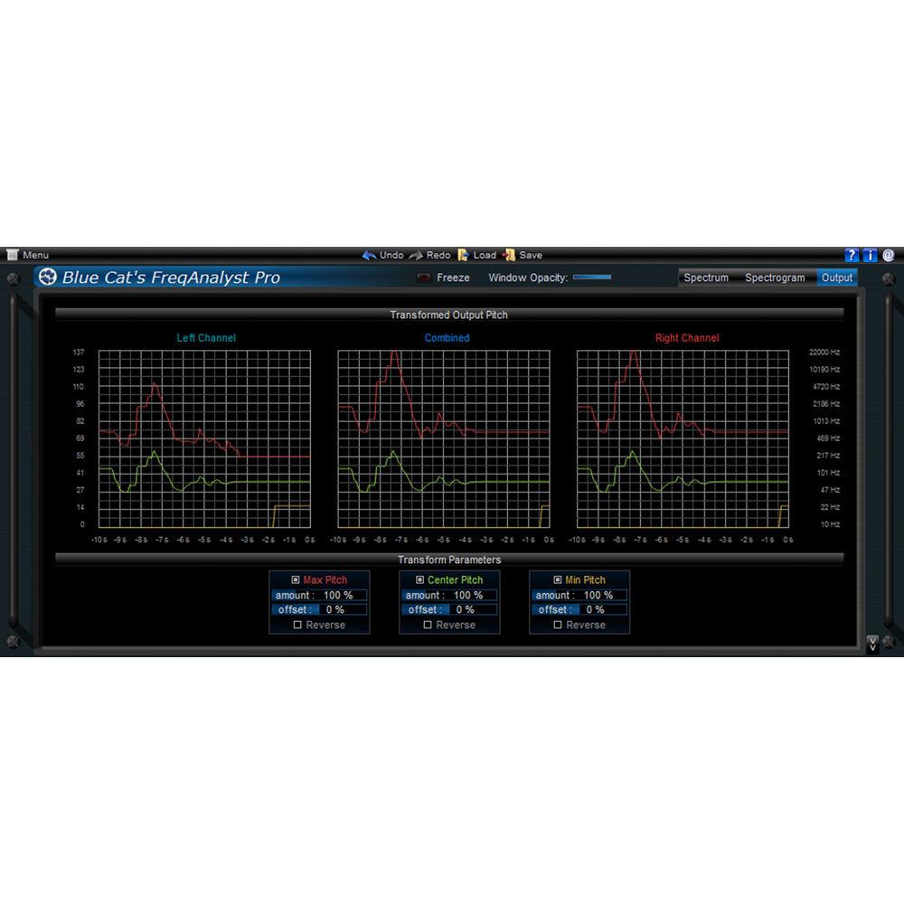 Blue Cat Audio FreqAnalyst Pro Spectral Analysis Tool and Automation Generator Plug-In