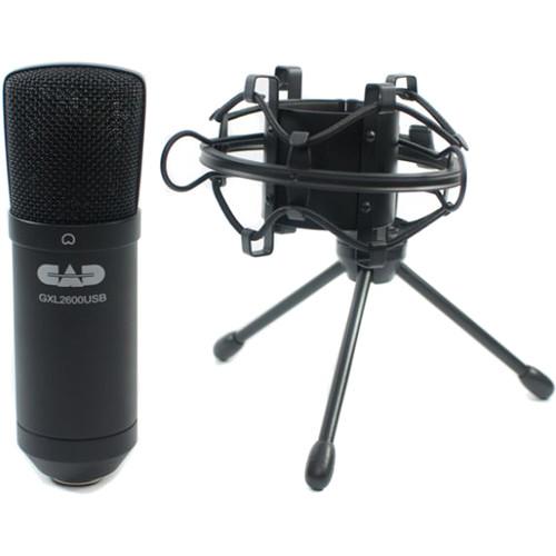 CAD GLX2600USB Large-Diaphragm Studio Condenser USB Microphone