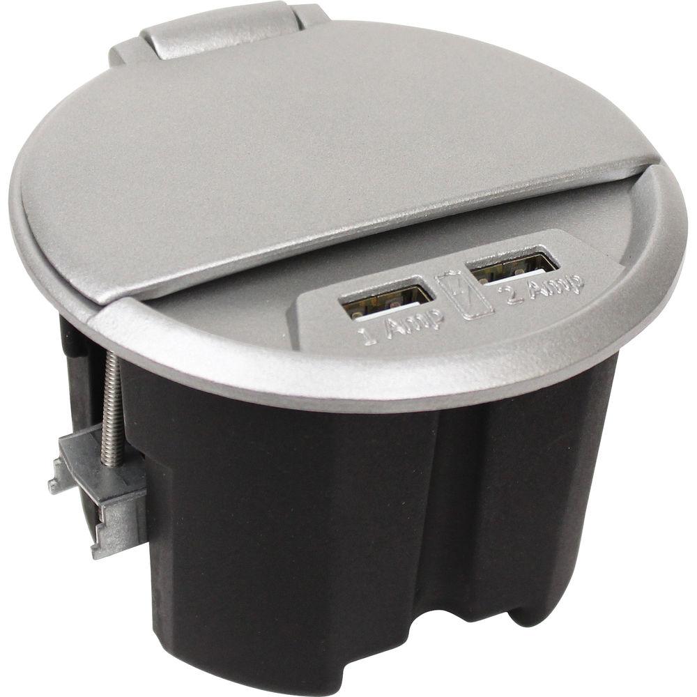 FSR Charging Table Box with AC Outlet & Two USB Ports