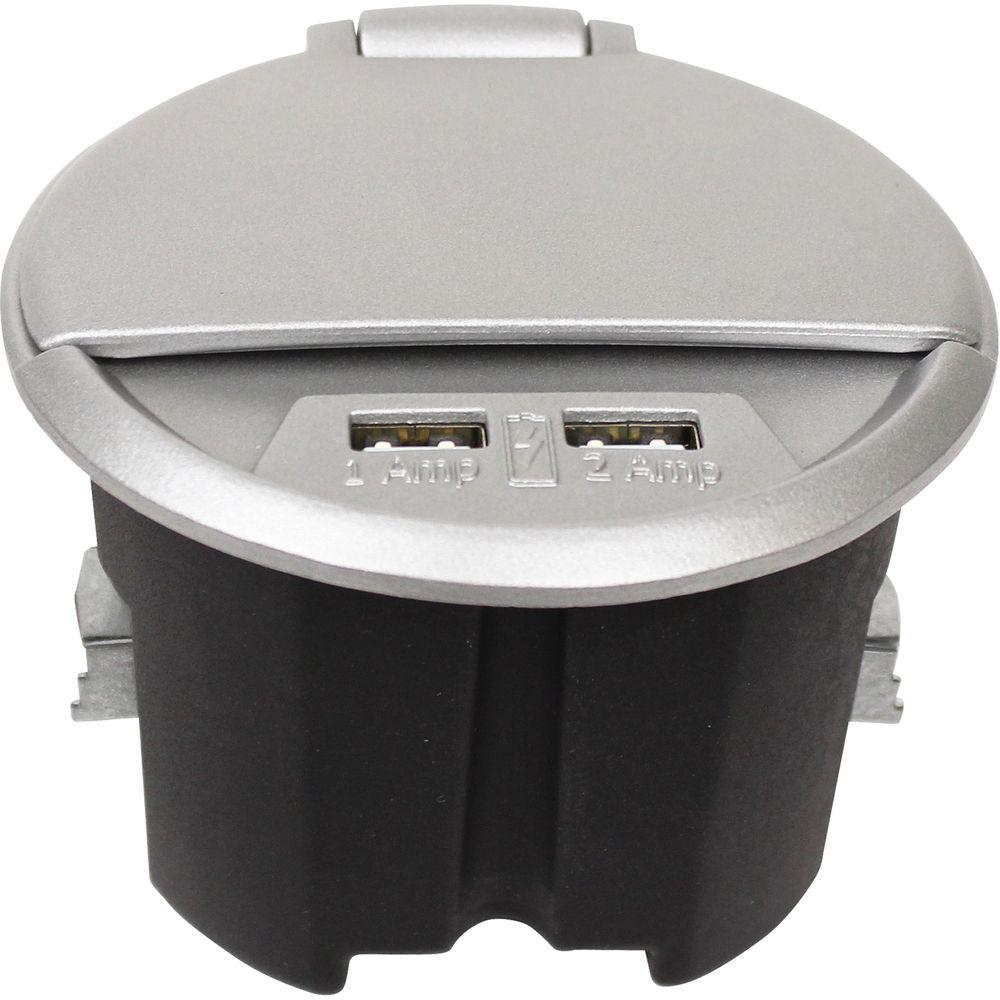 FSR Charging Table Box with AC Outlet & Two USB Ports