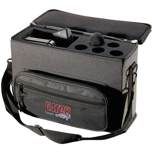 Gator Cases GM-5W Deluxe Wireless 5 Microphone Bag