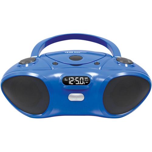 HamiltonBuhl HB-100BT Bluetooth CD FM Listening Center with 6 SC-7V Deluxe Headphones