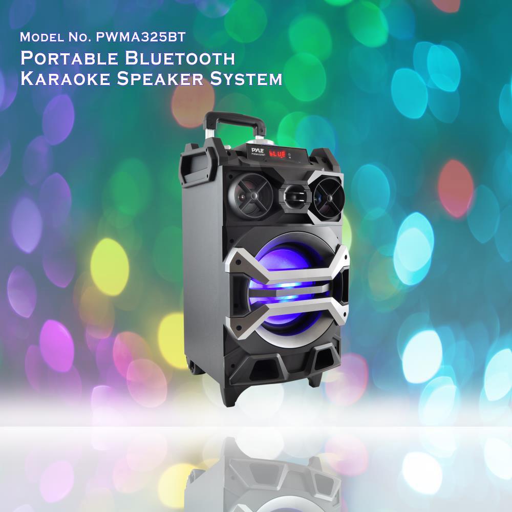 Pyle Pro Portable Bluetooth Karaoke Speaker System