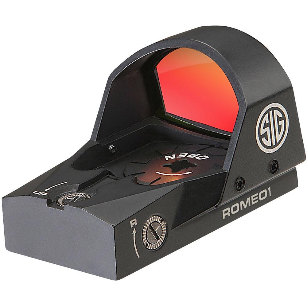 SIG SAUER ROMEO1 1x30 Open Reflex Sight with Handgun Mount Kit