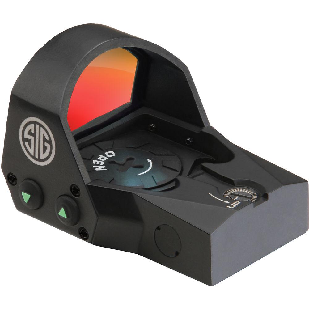 SIG SAUER ROMEO1 1x30 Open Reflex Sight with Handgun Mount Kit