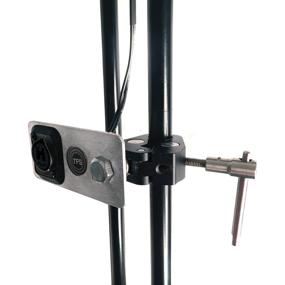 Tactical Fiber Systems Neutrik opticalCON Duo Cable Adapter with Tripod Clamp