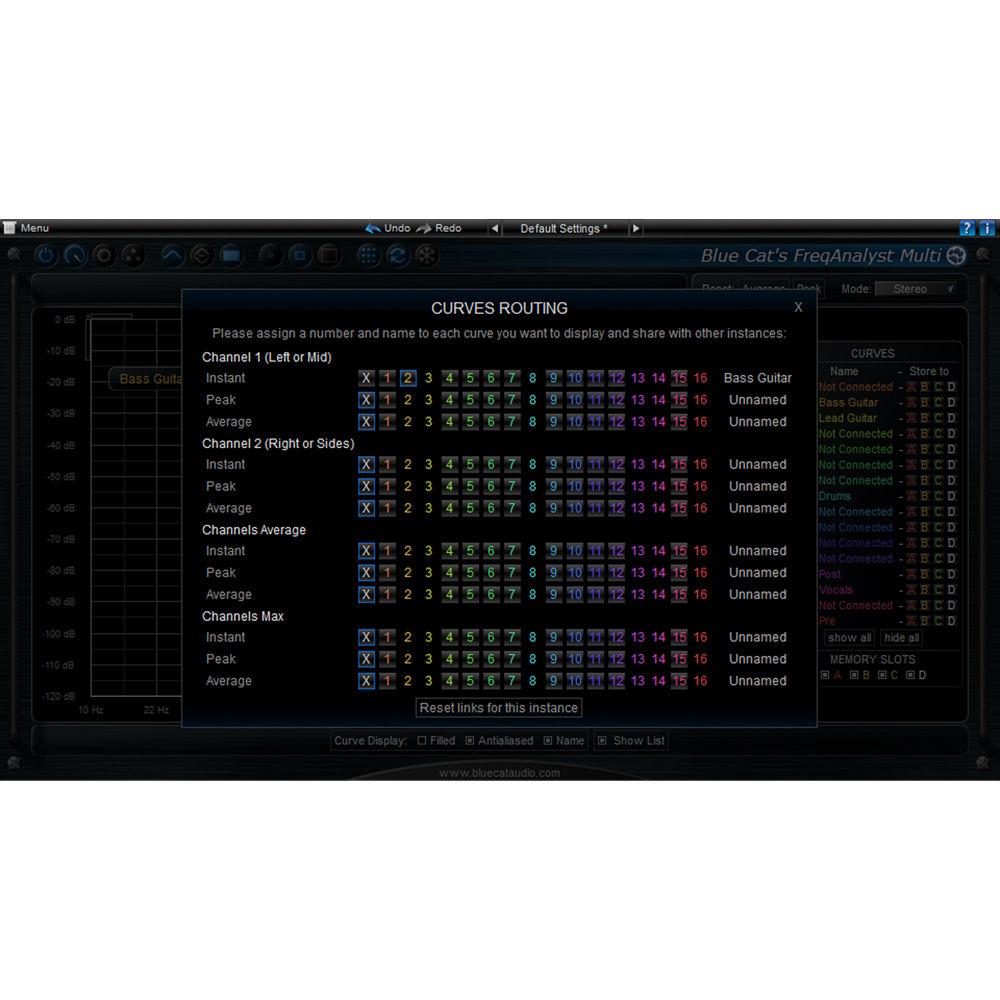 Blue Cat Audio FreqAnalyst Multi Multiple Track Spectral Analysis Tool Plug-In
