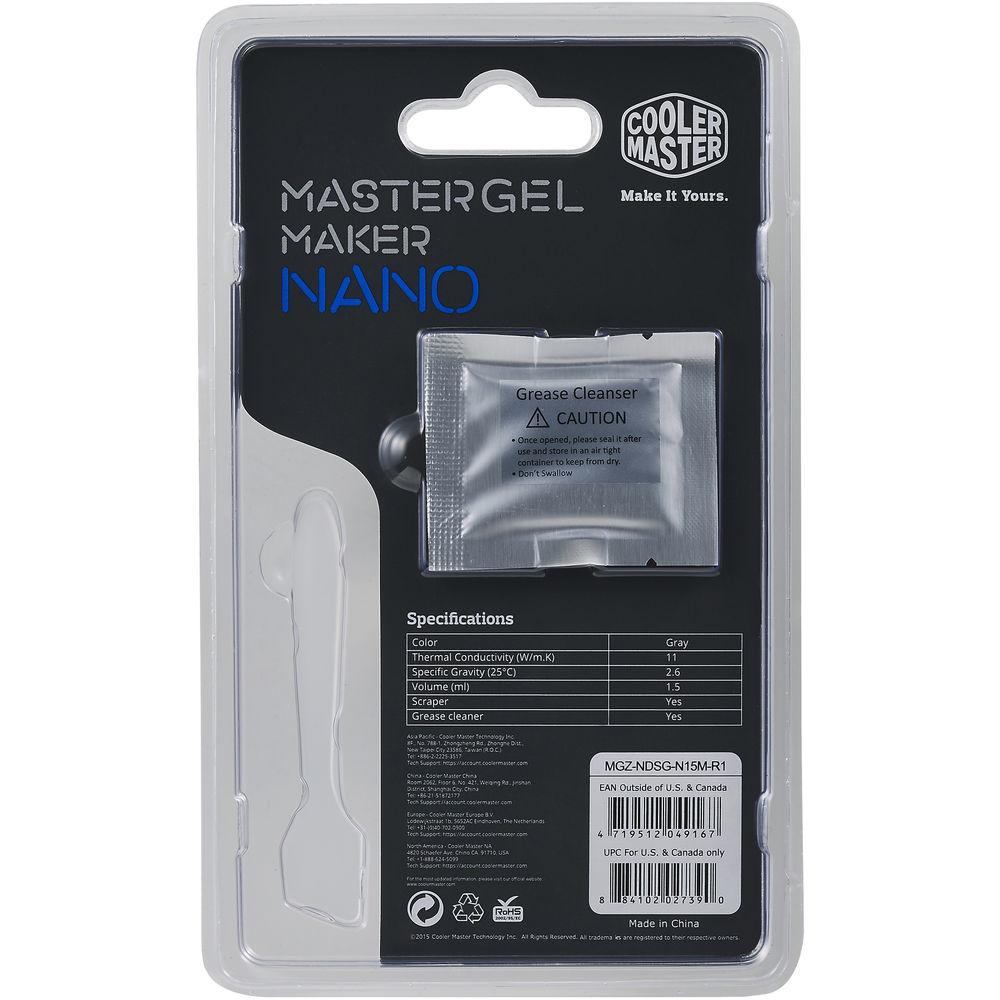 Cooler Master MasterGel Maker Nano Thermal Compound, Cooler, Master, MasterGel, Maker, Nano, Thermal, Compound