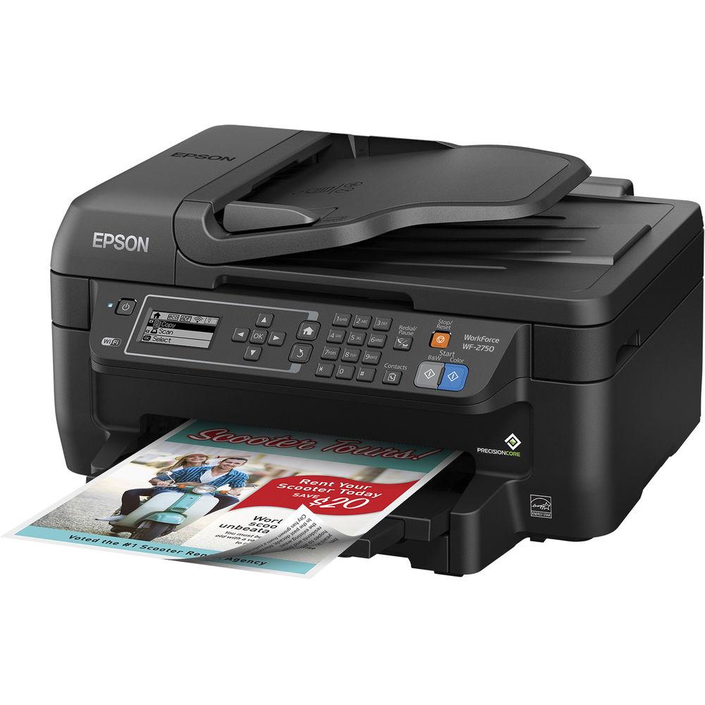 Epson WorkForce WF-2750 All-in-One Inkjet Printer