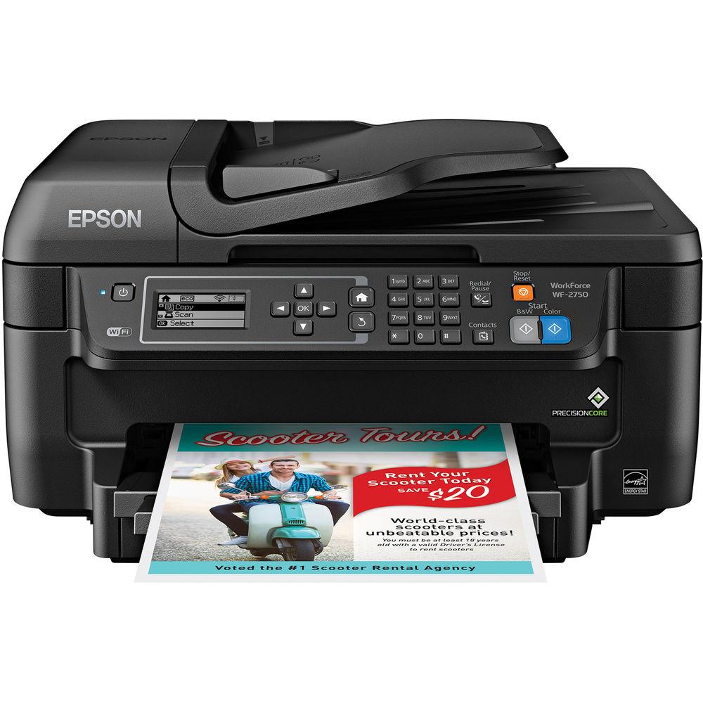 Epson WorkForce WF-2750 All-in-One Inkjet Printer