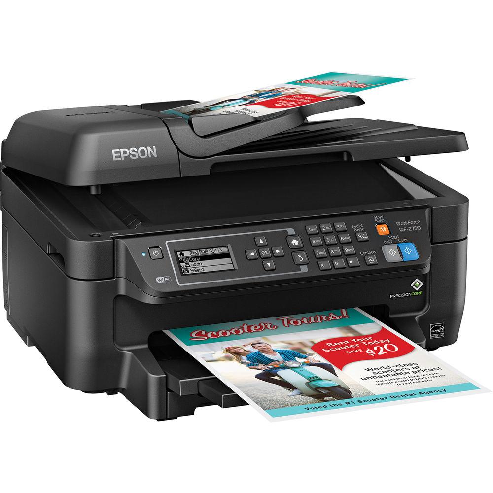 Epson WorkForce WF-2750 All-in-One Inkjet Printer