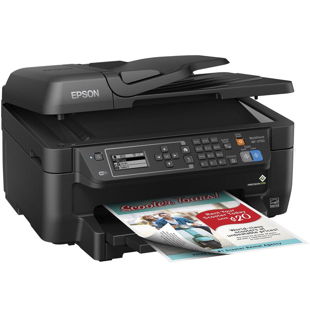 Epson WorkForce WF-2750 All-in-One Inkjet Printer