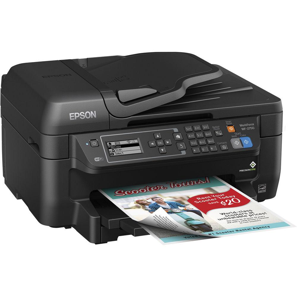 Epson WorkForce WF-2750 All-in-One Inkjet Printer