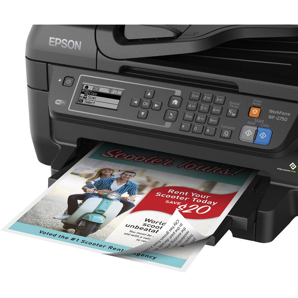 Epson WorkForce WF-2750 All-in-One Inkjet Printer