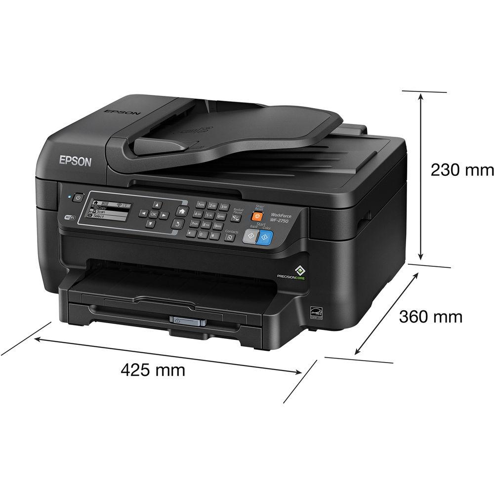 Epson WorkForce WF-2750 All-in-One Inkjet Printer