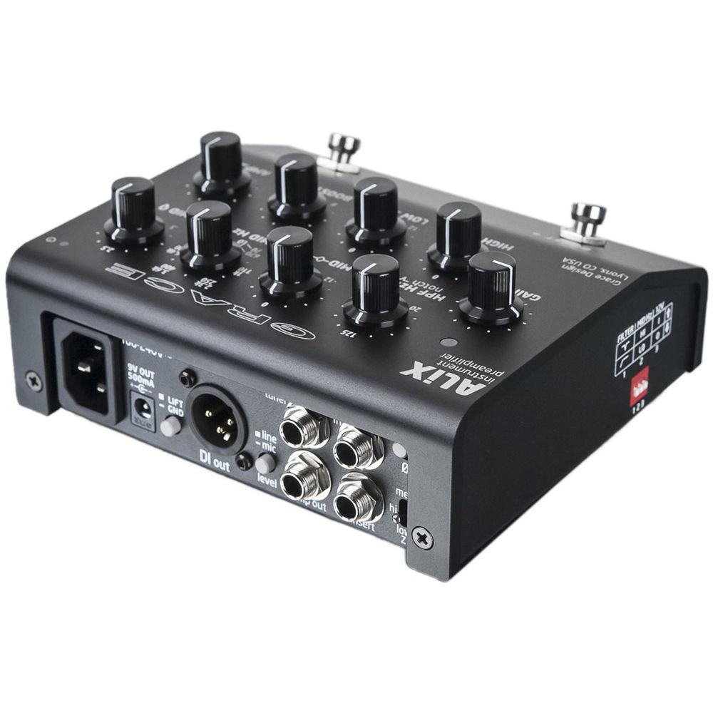 Grace Design ALiX Single-Channel Acoustic-Instrument Preamp, EQ, DI & Boost Pedal